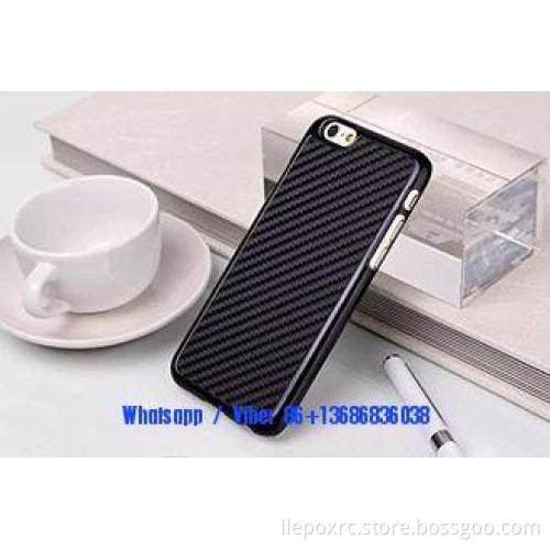 For Iphone carbon fiber skin Plastic Mobile Phone Cases for